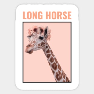 Long Horse Sticker